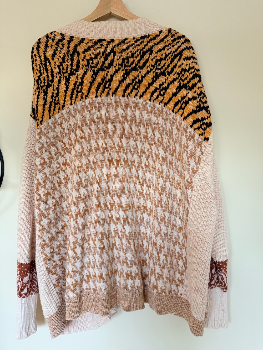 Pilcro Oversized Patchwork Cardigan - Picture 6 of 10